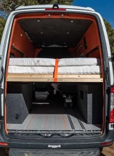 Flarespace Custom Wood Bed System Ford Transit 148 2007-2022                                     - 148 BED SYSTEM WOOD - Image 4